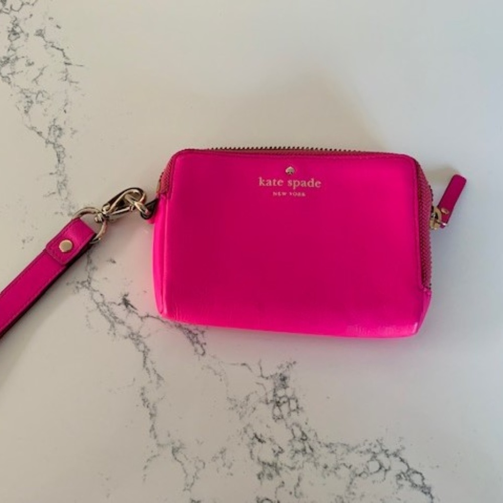 Kate Spade Hot Pink Wristlet